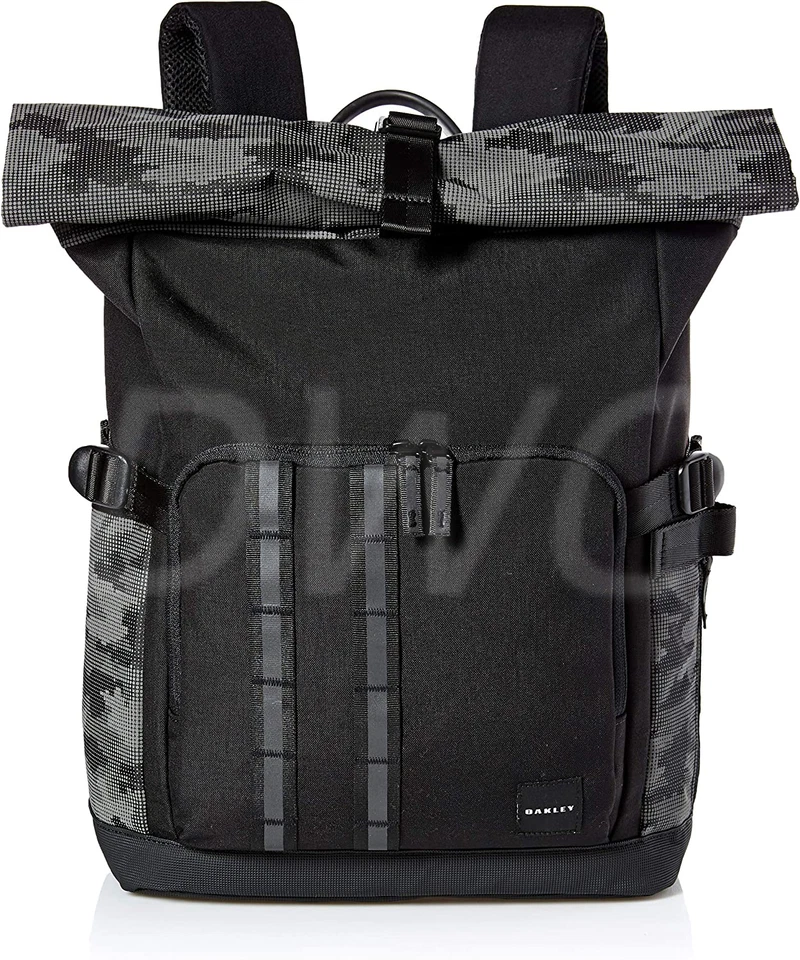 Oakley 921420 Utility Rolled up Backpack Blackout Reflective 23l
