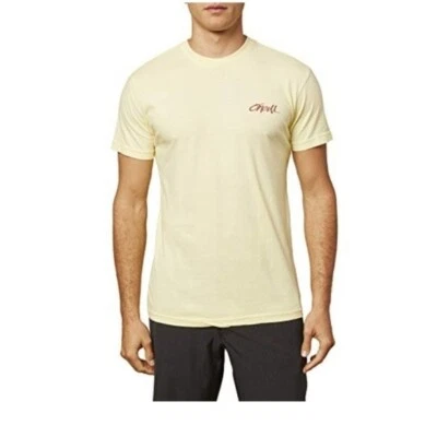 Camiseta O'Neill Hombre Prenda Tinte Bolsillo Logo S/S Trifecta, Amarillo Pálido, Mediana Foto 1 de 4