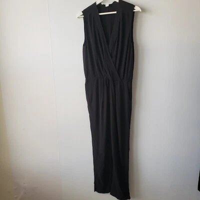 Mono Diane Von Furstenberg negro sin mangas viscosa Rawena talla 10 Foto 1 de 4