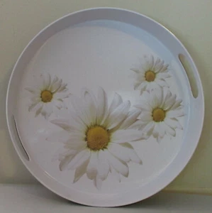2008 Target Home Round Daisy Serving Tray (15" diameter) - Picture 1 of 4
