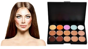 New 15 Colors Concealer Palette #1 Contour Face Makeup Cream CL1 Set UK Seller - Picture 1 of 1