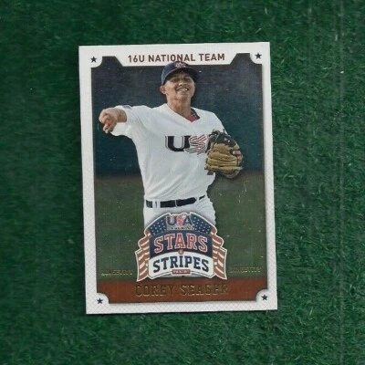 COREY SEAGER - 2015 PANINI - ESTRELLAS Y RAYAS DE ESTADOS UNIDOS - TARJETA DE LONGEVIDAD # 25 - RANGERS Foto 1 de 2