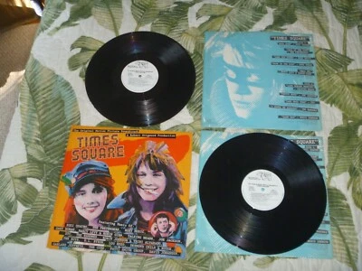 LOT 2 VINYL ALBUM LP SOUNDTRACK CURE TALKING HEADS VG+ RAMONES XTC TIMES SQUARE — 第 1/4 张图片