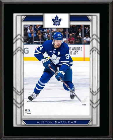 Auston Matthews Toronto Maple Leafs 10.5" x 13" Player Plaque Cover