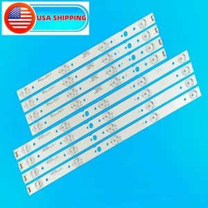 LED strips For LG 43UJ620V 43UJ6200 43UJ630V 43UJ6300 43UG620V TH-43FX680C New - Picture 1 of 5