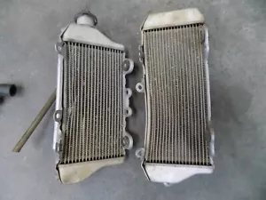2007 KAWASAKI KF450F RADIATOR W/ HOSES & BREATHERS KX 450 450F 07 08 09 - Foto 1 di 6
