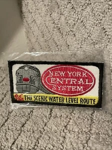 New York Central Railroad System Jacket Patch Scenic Water Level Route Vintage - Picture 1 of 4
