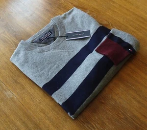 Tommy Hilfiger taglia 2XL maglione girocollo uomo multicolore NUOVO - Foto 1 di 12