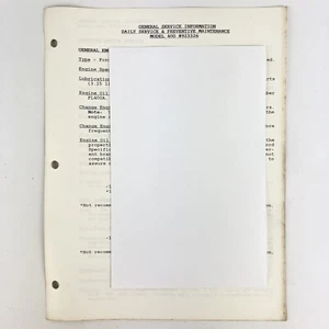 Hustler 400 General Service Information Specifications Excel Lawnmower 923326 - Picture 1 of 1