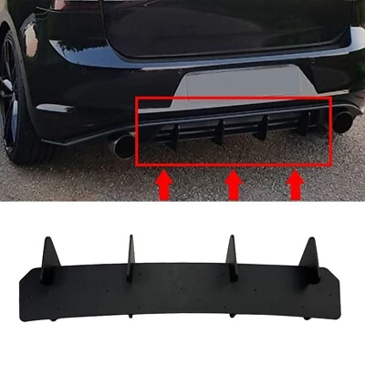 1Stück Für VW Golf 7.5 MK 7.5 GTI Heckdiffusor Spoiler Seitenspoiler 4 Lamellen - Bild 1 von 4