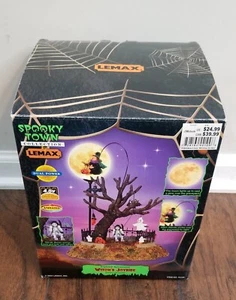 Lemax Spooky Town Halloween Witch's Joyride Lighted Animated Graveyard NEW e12 - Picture 1 of 2