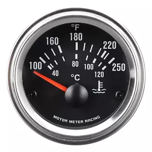 Medidor eléctrico de temperatura del agua VD 52 mm 40 ~ 120 °C / 100 ~ 250 °F LED blanco - Imagen 1 de 5