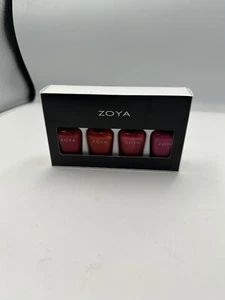 Zoya Nail Polish Merry Bright Quad. Ellie, Mandy, Carmen. and Marigold ..5oz