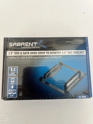 SABRENT 2.5" SSD & SATA HARD DRIVE TO DESKTOP 3.5" BAY BRACKET BK-HDDH - Image 1 of 2