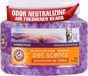 Air Freshener Gel Pet Odor Eliminator Baking Soda Lavender Odor Absorbing Beads - Picture 1 of 11