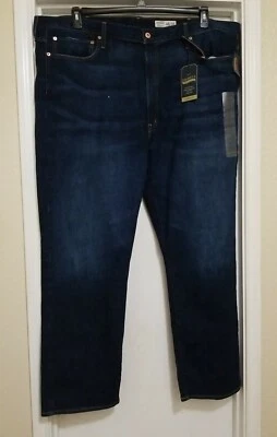 CREMIEUX BLUE JEAN MEN'S STRAIGHT PREMIUM DENIM STRETCH SZ 48X32 ZIP FLY NWT $79 - Image 1 of 4