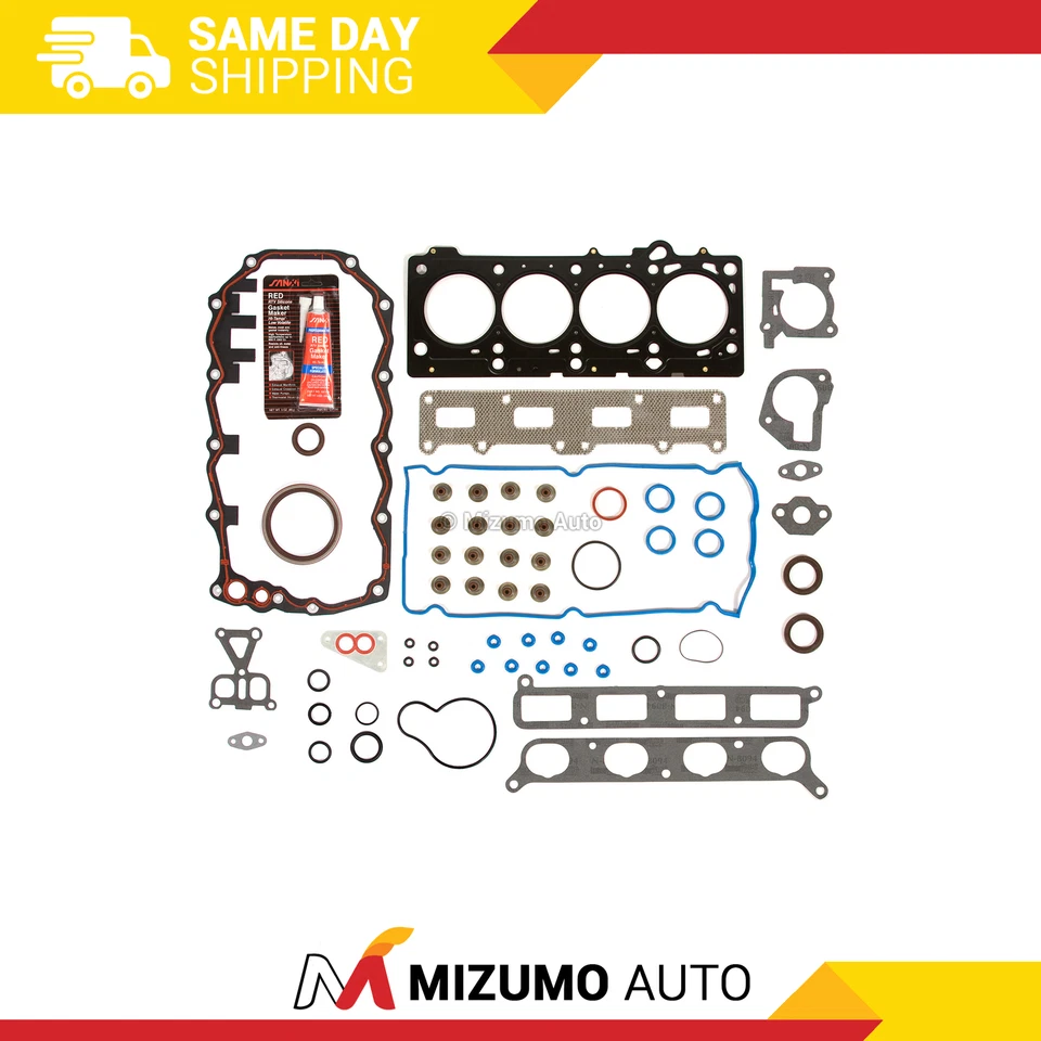 Juego completo de juntas para 03-09 Chrysler PT Dodge Neon Turbo 2.4 184CID DOHC VIN E G S Foto 1 de 4