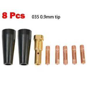 8 Gasless Nozzle Tips Fit For Century FC90 MIG Parts Flux-Cored Wire Feed Welder - Picture 1 of 12