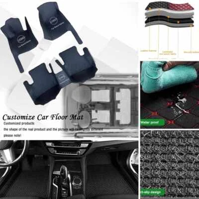 For Smart Fortwo Forfour Car Floor Mats Handmde Custom Carpet Auto Luxury New Foto 1 de 4