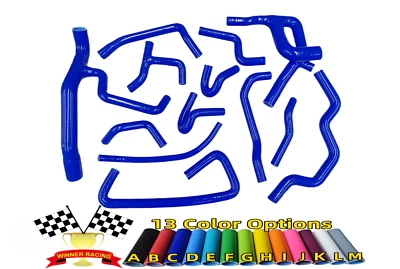 For Renault Clio Williams 19 16S 16V F7P 1.8L 88-97 Silicone Radiator Hoses BLUE - Image 1 of 4