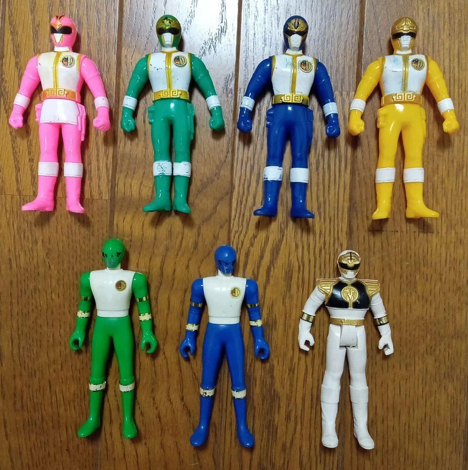 Juego de figuras Power Rangers Gosei Sentai Dairanger Hooh Shishi Kiba Tenma Kirin JP Foto 1 de 4