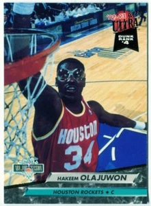 1992-93 Fleer Ultra #204 NBA Jam Session - Hakeem Olajuwon Houston Rockets - Picture 1 of 2