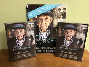 NEW Sealed Human Longevity Project - EXPERTS PACK 1 COMPLETE 23 DVDS & Workbook - Picture 1 of 6