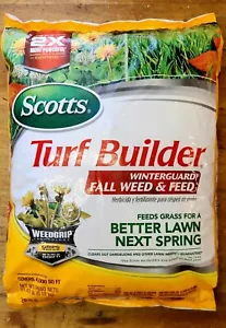 Scotts TURF BUILDER WinterGuard Fall WEED & FEED Treats 4000 Sq Ft 11.43lbs - Picture 1 of 9