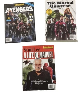 Menge 3 Zeitschriften Unterhaltung Woche Stan Lee Avengers & Meredith Marvel - Bild 1 von 22