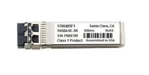 Adtran 1700485F1 compatible 10GBASE-SR SFP+SR 850nm 300m/400m LC over MMF module - Picture 1 of 1