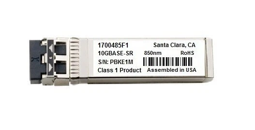 Adtran 1700485F1 compatible 10GBASE-SR SFP+SR 850nm 300m/400m LC over MMF module - Image 1 of 1