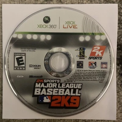 🔥 Major League Baseball 2K9 (Xbox 360, 2009) Mint Disc Only! See Description - Image 1 of 3