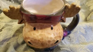 St. Nicholas Square HEARTLAND Large Moose Mug - Picture 1 of 6