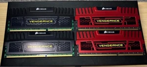 CORSAIR DDR3 16GB Kit 4x4GB 1600MHz CMZ8GX3M2A1600C9 RAM Memory Tested - Picture 1 of 9