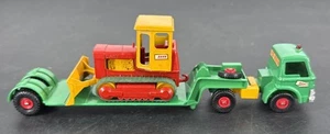 R14 1960's Lesney MATCHBOX King Size K17 Dyson Low Loader With Case Tractor Vtg - Picture 1 of 10