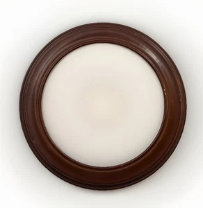 VanHygan & Smythe Round Wood Decorative Plate Frame Vintage Style IL/96 - Picture 1 of 11