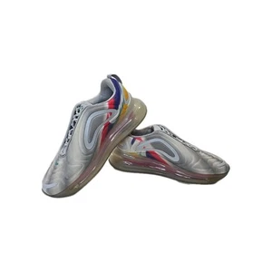 Nike Air Max 720 AO2924-011 Airbrush Running Shoes Grey/Rainbow Men's Size 8.5 - Picture 1 of 11