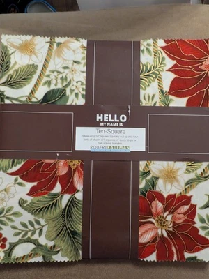 New Holiday Flourish Traditional Colorstory Layer Cake Robert Kaufman - Image 1 of 2