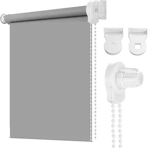 Curtain Control Head Mounting Hook Kit with Screw Plugs for 25mm Roller Tube - Picture 1 of 7