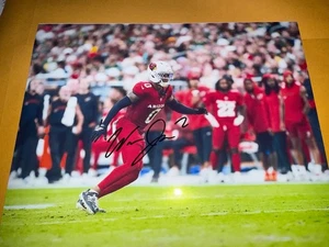 Foto 8x10 firmada por Will Johnson Arizona Cardinals Michigan Wolverines - Imagen 1 de 1
