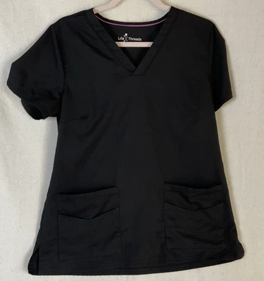 Blusa Médica Life Threads Negra Talla M Mujer - Mezcla Poliéster Foto 1 de 3