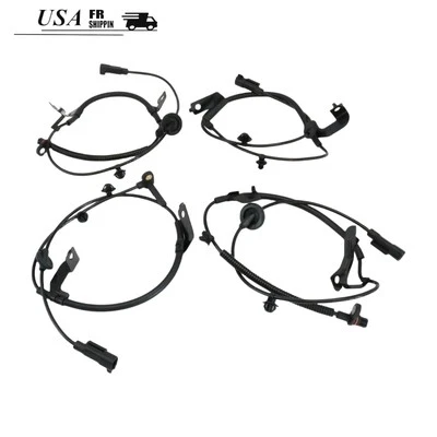 Juego de 4 sensores de velocidad de rueda ABS delanteros y traseros izquierda derecha Chrysler 200 2011-2014 Foto 1 de 4