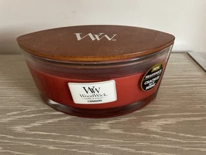 WoodWick Cinnabark Candle 16oz ( Cinnamon ) - Picture 1 of 3