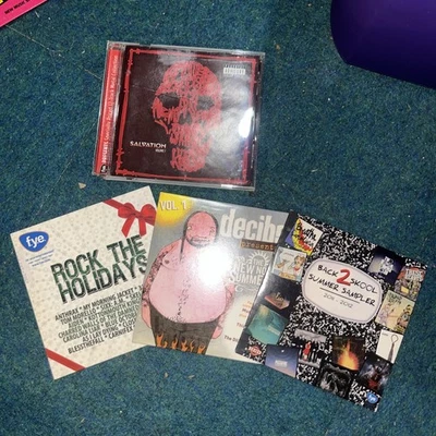 FYE ЭКСКЛЮЗИВНЫЙ ЛОТ ИЗ 3 РОК И 1 МЕТАЛЛИЧЕСКИЙ CD СЭМПЛЕРЫ РЕДКАЯ * 4 CDS!!! - Изображение 1 из 4