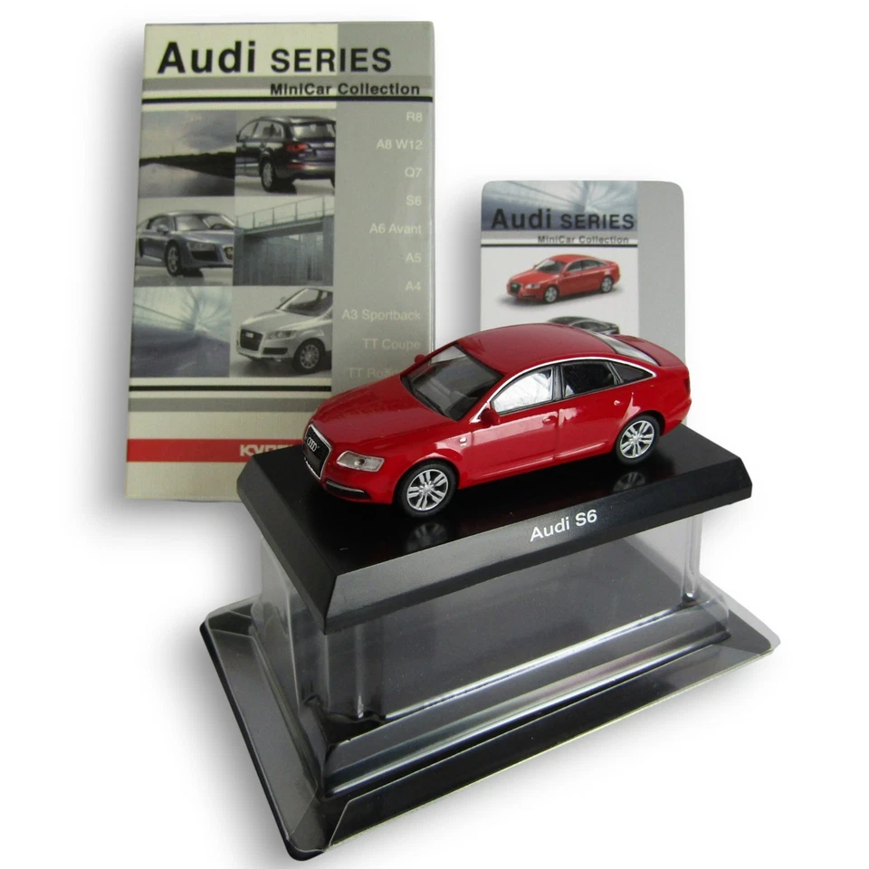 Kyosho 1/64 #0296 Audi S6 rojo Foto 1 de 1