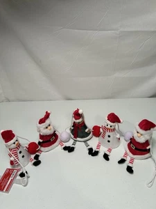 Ashland Santa Schneemann Rentier 6 Fuß Girlande Weihnachten Noel dekorative Akzente Neu mit Etikett - Bild 1 von 6