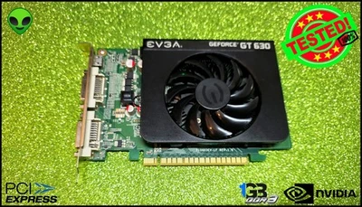 NVIDIA GEFORCE GT 630 1GB DDR3 EVGA SCHEDA VIDEO PCI EXPRESS MINI HDMI #GT630 - Immagine 1 di 3