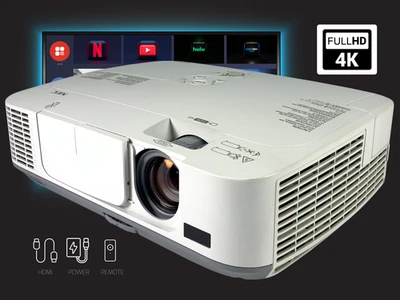 Bright 2700 Lumens 3LCD Projector for Marketing Events, Investor Meetings 2160p  - Image 1 of 4