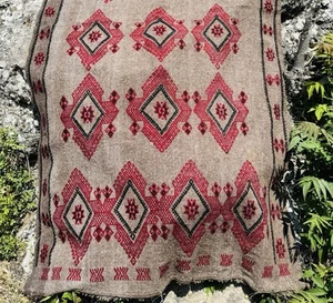 Antiker handgeknüpfter Kelim Teppich aus Anatolien, Türkei über 100 Jahre alt! - Bild 1 von 9