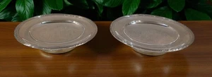 Antique Pair Sterling Silver Pedestal Cups Puiforcat Minerva Mark 20th Century - Picture 1 of 7